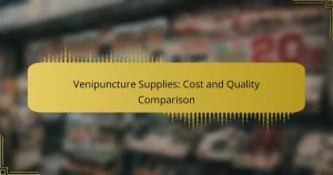Venipuncture Supplies: Cost and Quality Comparison